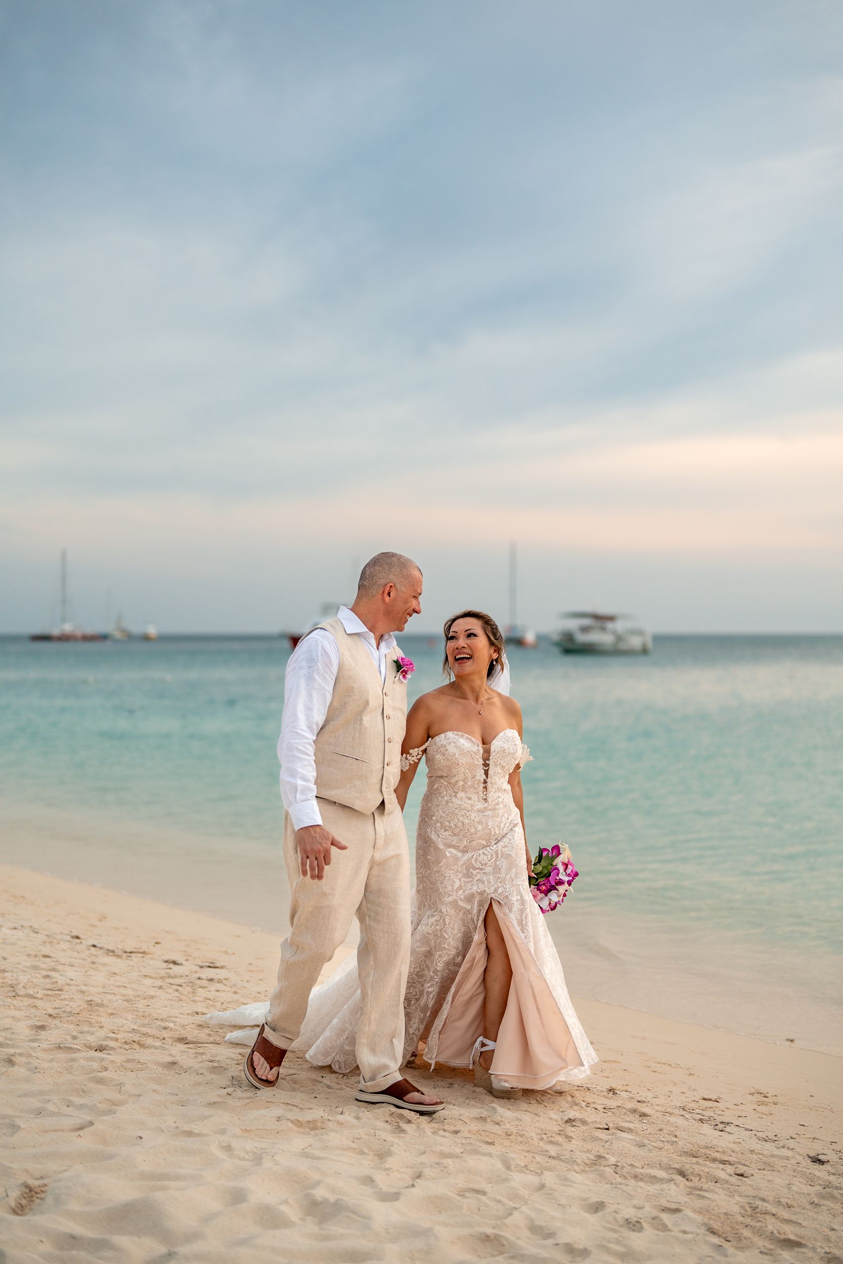 Aruba beach wedding ceremony