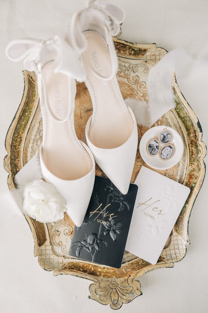 Bridal details at Aruba wedding